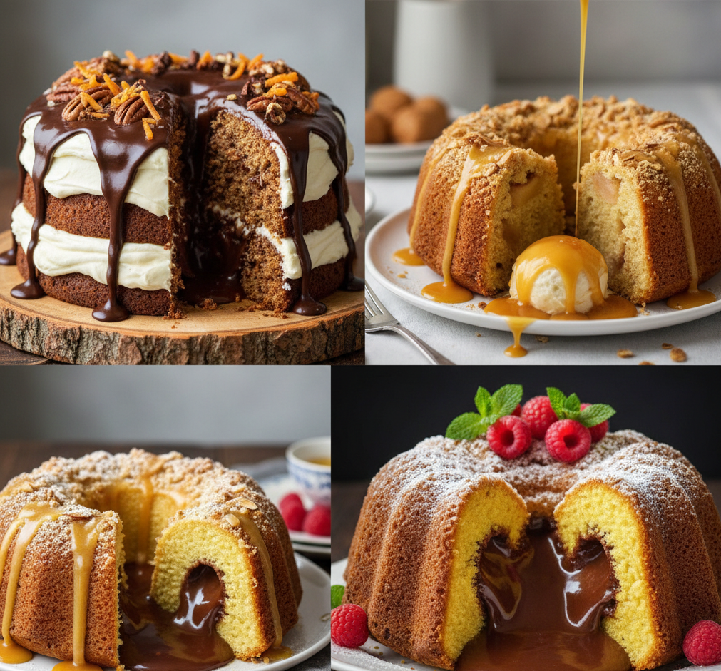 Bolos fofinhos e deliciosos